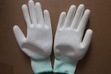 Cleanroom PU Palm Coated Anti Static Gloves