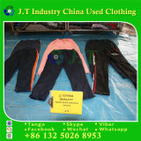 Wholesale Bale Winter Used Clothes Thick Slide Material Sports Pants with Fashion Design