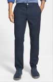 2016 Men Classic Fit Casual Cotton Chino Navy Pants
