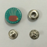 Fabric Covered Snap Buttons with Logo Washable Durable
