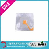 Garment Accessory Care Label with EAS RF Security Label