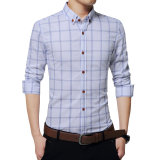New Plaid Shirt Men's Fashion Shirt Casual Shirt Long Sleeve Shirt Slim Fit Shirt
