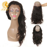 Pre Plucked 360 Lace Frontal Closure with Baby Hair 100% Human Hair Brazilian Body Wave Lace Closure