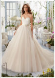2016 Lace Beaded Ball Gown Bridal Wedding Dress Wd5408