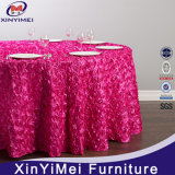 New Arrival Custom Made Color Wedding Banquet Fancy Rosette Table Cloth