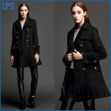 Black Classics Fashion Winter Wool Warmth Ladies Outer Wear