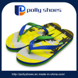High Quality Open Toe Cheap Wholesale Men EVA Yellow Slippers