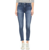 Staright Women High-Waisted Ninth Denim Jeans with Light Blue by Fly Jeans