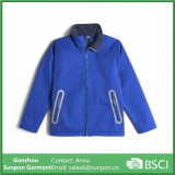 Comfortable Kids Softshell Jacket in Blue