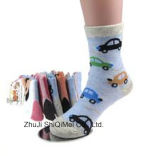 Cotton Polyester Boys Cartoon Cute Tube Socks