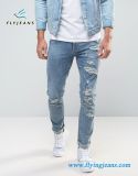 Fashion Light Blue Denim Skinny Men Jeans