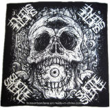 Customized Logo Printed Skull Printing Hip Hop Cotton Head Bandana