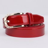 Real Leather Fashion Belt Lady's Shiny Belt (RS-13026C)
