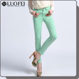 High Quality Classic Women Five Pockect Cotton Twill Pant