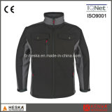 Wholesale Waterproof Mens Woven Workwear Softshell Jacket
