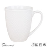 14oz Porcelain Mug Embossed Design