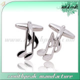 The Most Popular Novelty Silver Metal Music Note Cufflinks