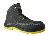 New Style Crazy Horse Leather Safety Shoes (HQ08002)