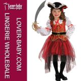 Kids Children Girls Cosplay Pirate Party Costume Fancy Dress for Halloween (L15286)