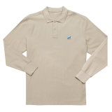 100% Heavy Cotton Staff Uniform Long Sleeve Polo Shirt (PS047W)