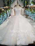 Aolanes Plain Lace Mermaid Strapless Wedding Dress 110646