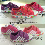 Low Price Sale Latest Stocked Children Injection Canvas Shoes (HH16327)
