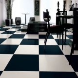 600*600mm Super Black and White Porcelain Floor Ties (TP6001)