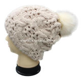 Fashionable Double-Player Hand Knit Chunky Hat
