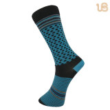 Men's Colorful Striped and Dots Mixed Pattern Happy Sock