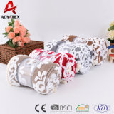 High Quality Double Layer Jacquard Coral Fleece Sherpa Blanket
