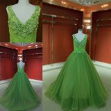 Custom Made Fashion Green Ball Gown Party Dress Evening Gown