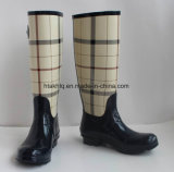New Fashion Rubber Rain Boots, Ladies Rubber Boots, Women Printing Rain Boots