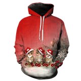 Custom Digital Full Printed Hoodies Fleece Chirstmas Sport Sweatshirt (KT66001)