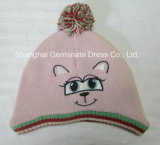 Fashion Beanie Animal Hat with Pompom (Hjb007)
