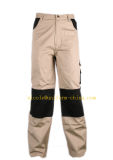 Khaki Black Mens Cotton Used Work Cargo Pants with Side Pockets