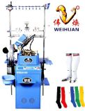 Weihuan (WH) 4.5 Inches Automatically Computerized Terry and Plain Football Socks Knitting Machine, Weihuan-6fr