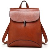 Women's PU Leather Backpack Purse Ladies Casual Shoulder Bag School Bag for Girls