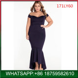 Plus Size Sexy off-Shoulder Mermaid Lady Evening Dress