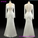W18382 Bride Use and Long Sleeve Design Wedding Anniversary Dresses