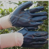 Cotton Natrile Coated Labor Protective Safety Work Gloves (N6034)