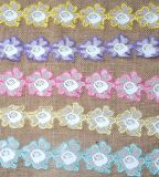 Multiple Color Milk Yarn Embroidery Lace for Garment Accessories