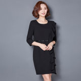Design Half Sleeve Lady Office Slim Fit Formal Business Dress