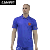 Mens High Quality Luxury Blue Professional Golf Polo T Shirt