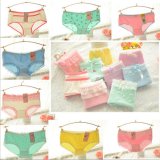 Cartoon Sweet Cute Designs Cotton Young Girls Triangle Panties Ladies Underwear