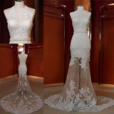 Sexy Halter Lace Mermaid Bridal Gowns Wedding Dress Z13081