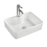 Rectangular Ceramic Basin (No. A306) Cabinet Sink