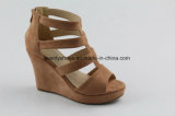 New Arrival High Heel Women Sandal with Wedge Design