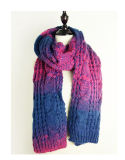 Womens Twist Pattern Knitted Scarf Winter Wrap Shawl Scarf (SK105)