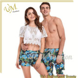 OEM Custom Design Swim Shorts for Couple Beach Shorts