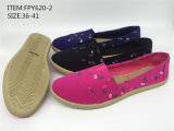 New Style Women Injection Canvas Shoes Casual Shoes (FPY620-1)